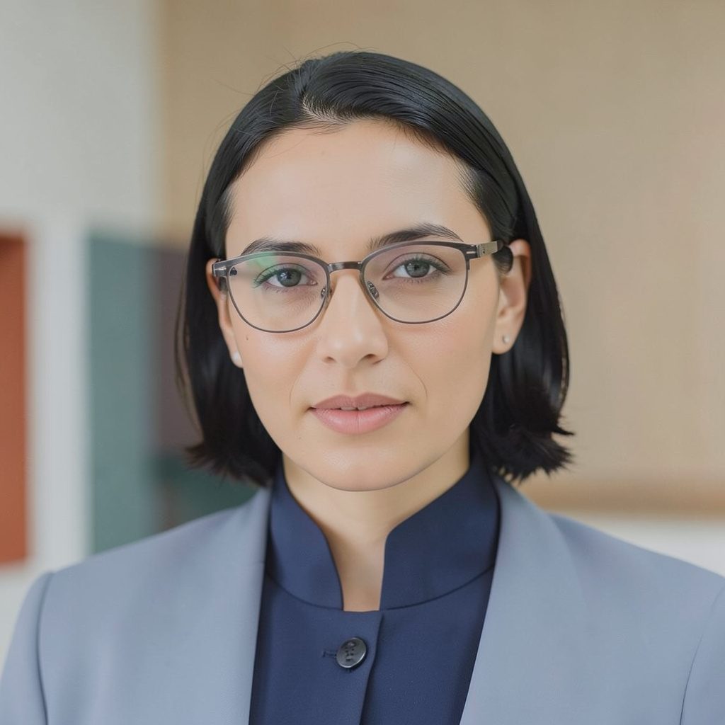Спокійна виставкова зала з м'яким верхнім освітленням, нейтральні світлі стіни, кілька чорно-білих фотографій у тонких рамках, атмосфера тихої галереї